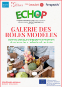 Couverture de la Galerie des rôles modèles. Titre : bonnes pratiques d'approvisionnement dans le secteur de l'aide alimentaire