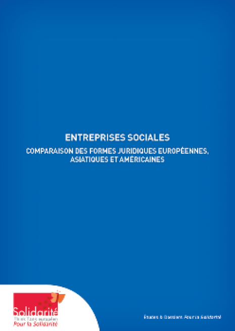 Entreprises sociales – Comparaison des formes juridiques européennes, asiatiques et américaines - cover